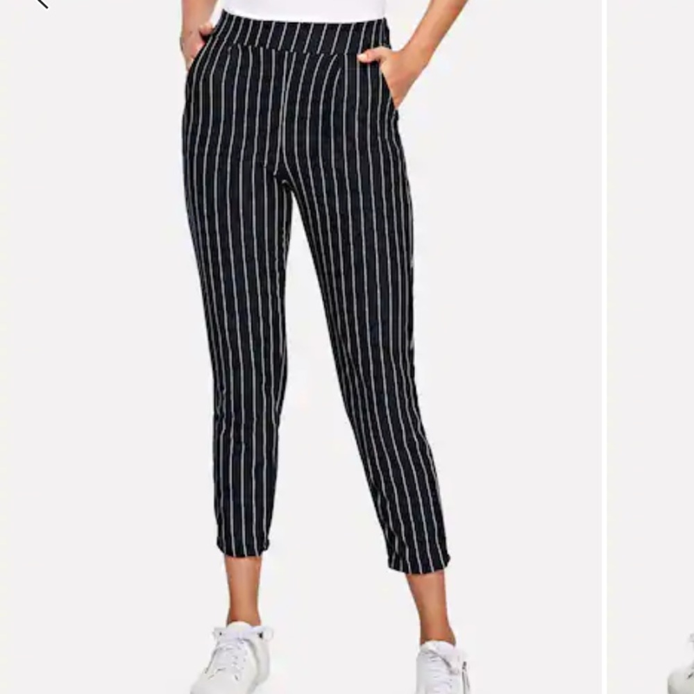 striped pants